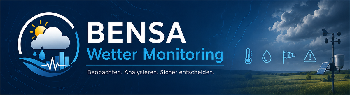 BENSA Wetter Monitoring – Beobachten. Analysieren. Sicher entscheiden.