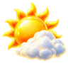 Überwiegend sonnig